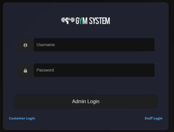 Gym Management System